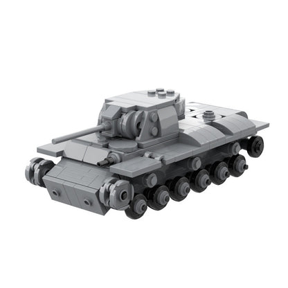 KV-1 Soviet Heavy Tank MOC Building Kit | WWII Armored Vehicle Model - 1