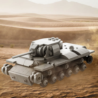 KV-1 Soviet Heavy Tank MOC Building Kit | WWII Armored Vehicle Model - 2