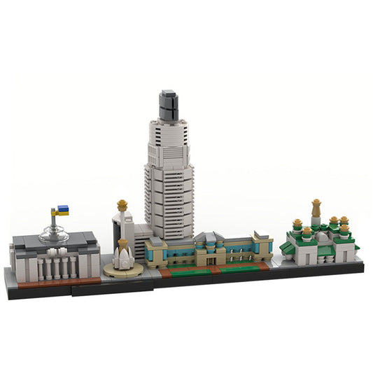 Kyiv (Kiev) Skyline Building Kit | LEGO-Compatible MOC - 1