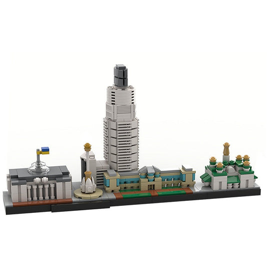 Kyiv Ukraine Historic Skyline MOC Building Kit - 1