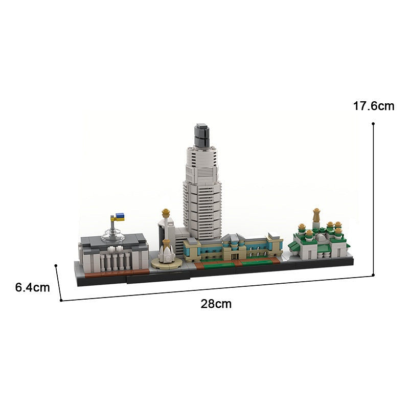 Kyiv Ukraine Historic Skyline MOC Building Kit - 4