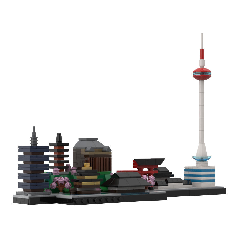 Kyoto Skyline Building Kit | LEGO-Compatible MOC - 3