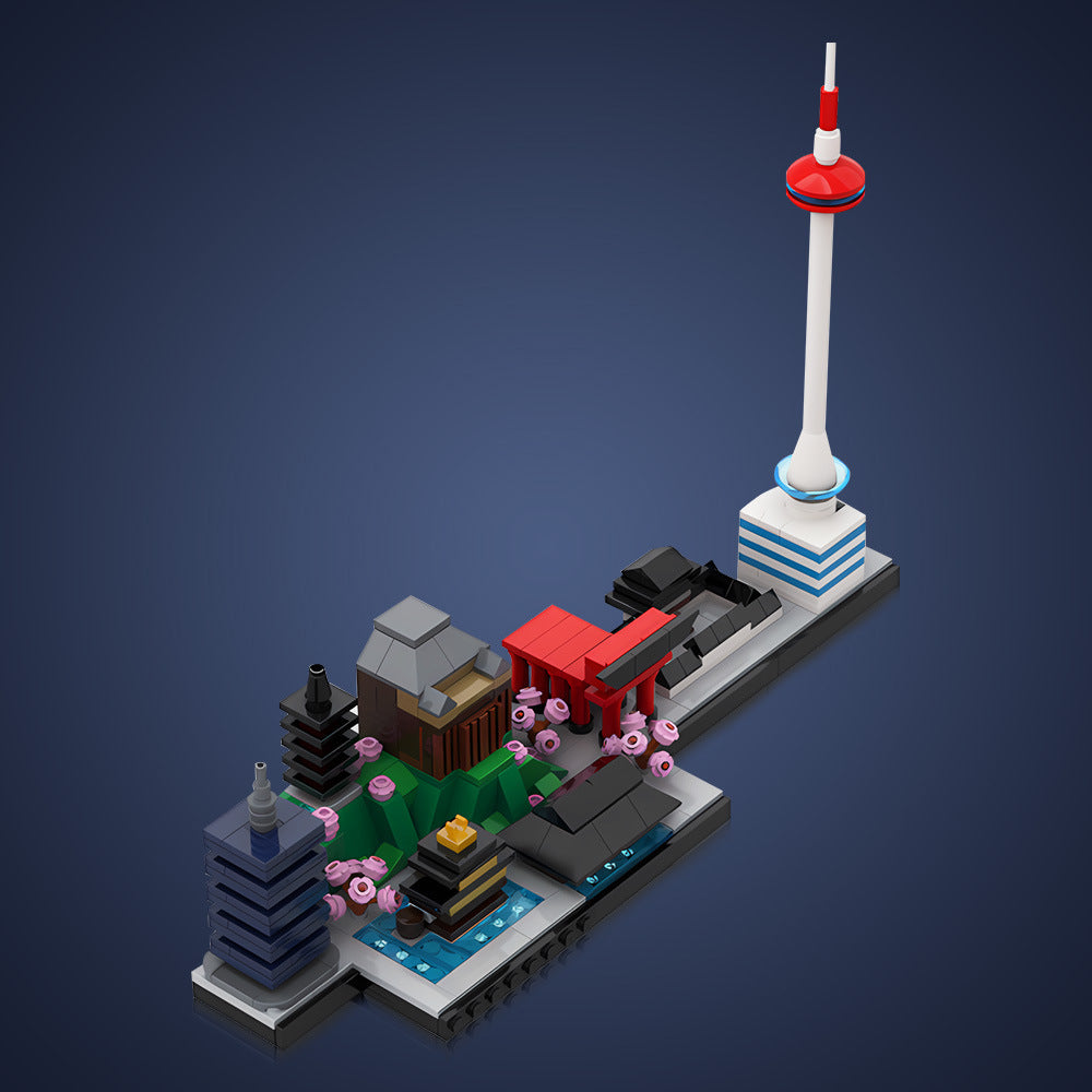 Kyoto Skyline Building Kit | LEGO-Compatible MOC - 5