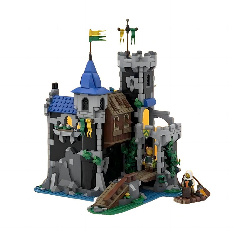 Lakeside Medieval Fortress MOC Castle Building Kit - 3