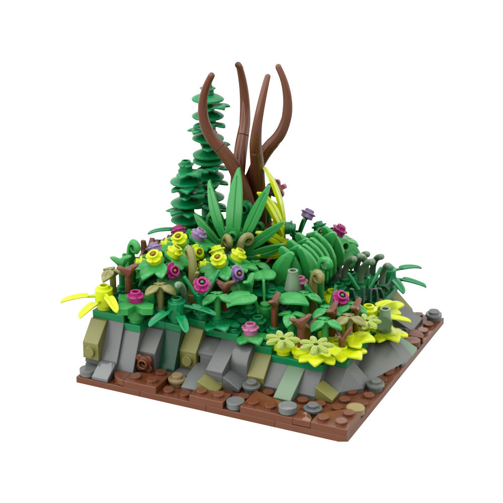 Landscape Plant Building Kit | LEGO-Compatible MOC - 1
