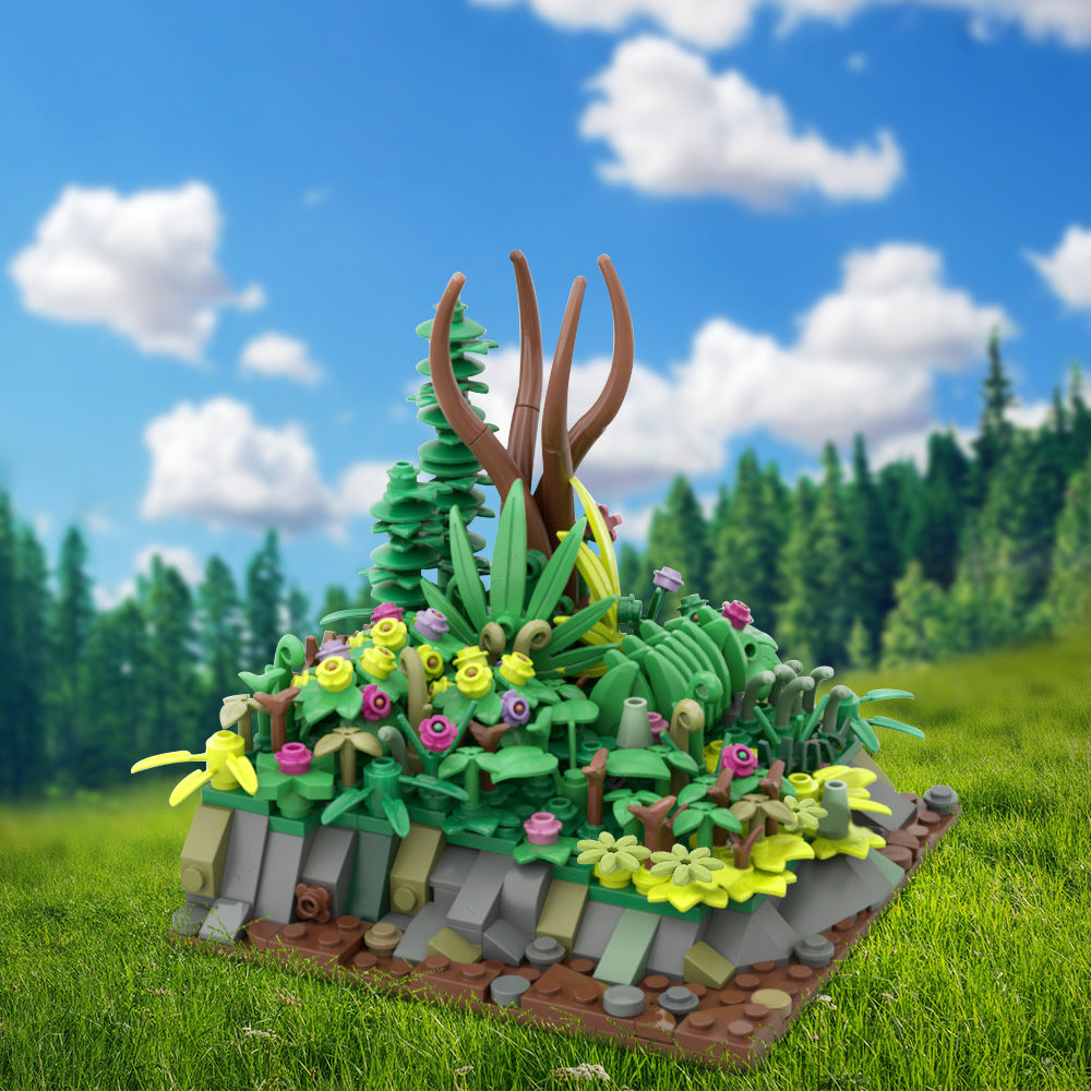 Landscape Plant Building Kit | LEGO-Compatible MOC - 2