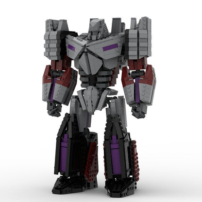 Large Armored Robot MOC Building Kit | 14-Inch Sci-Fi Mecha Figure - 1