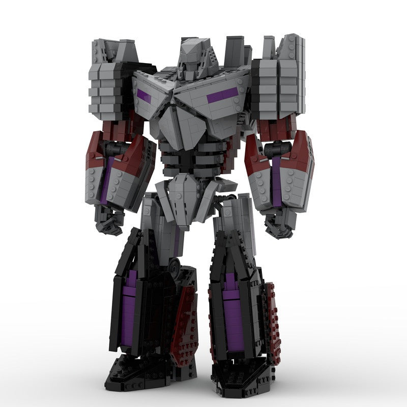 Large Armored Robot MOC Building Kit | 14-Inch Sci-Fi Mecha Figure - 3