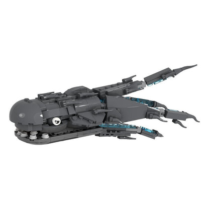 Large Space Whale Creature Building Kit | LEGO-Compatible MOC - 3