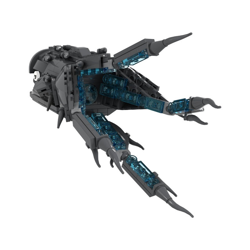 Large Space Whale Creature Building Kit | LEGO-Compatible MOC - 5