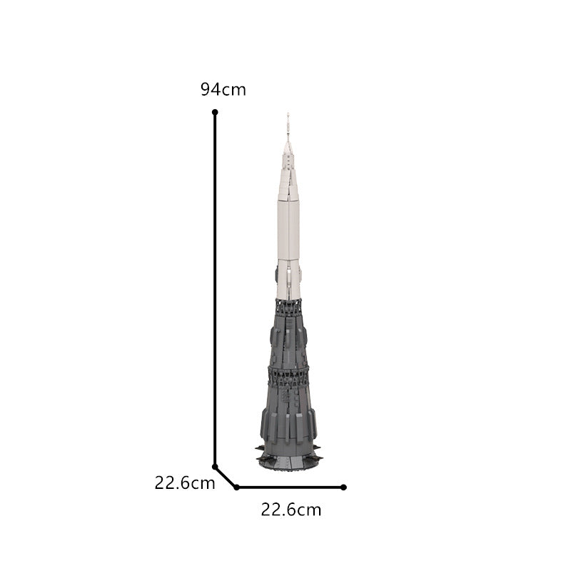 Launch Vehicle SkySaac's N1 Building Kit | LEGO-Compatible MOC - 7
