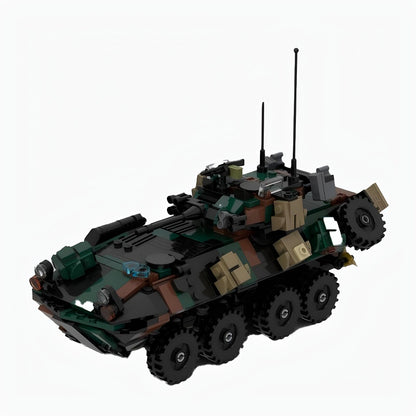 LAV 25A2 Eight-Wheel Armored Vehicle MOC Building Kit - 1