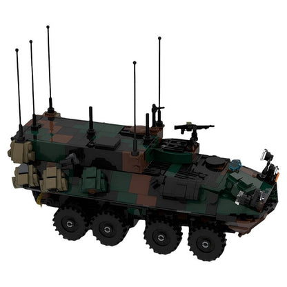 LAV C2 8×8 Command Armored Vehicle MOC Building Kit - 1