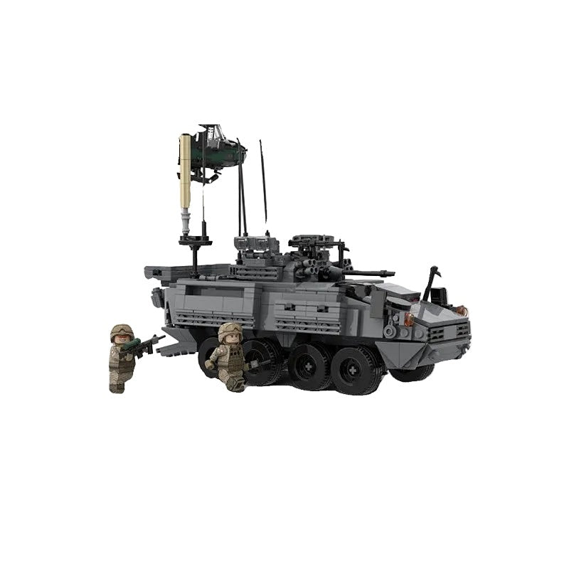 LAV Infantry Armored Vehicle MOC Building Kit | Military IFV Model - 1