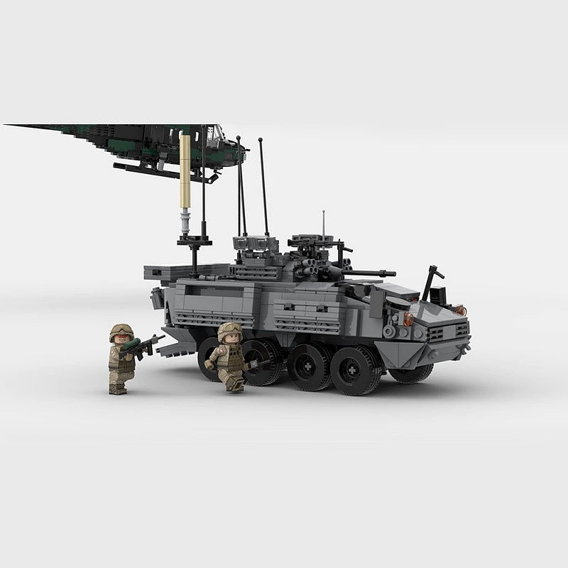 LAV Infantry Armored Vehicle MOC Building Kit | Military IFV Model - 3