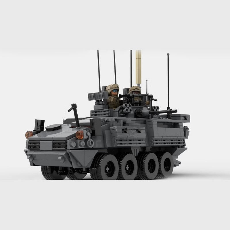 LAV Infantry Armored Vehicle MOC Building Kit | Military IFV Model - 4