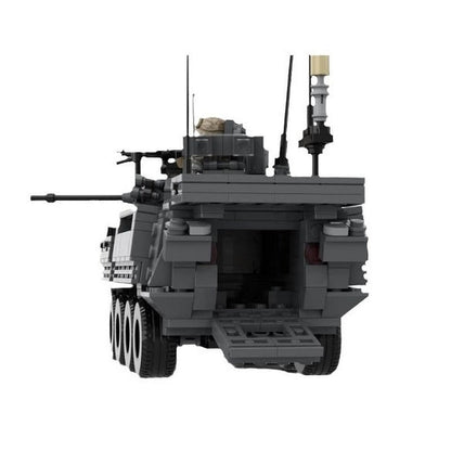 LAV Infantry Armored Vehicle MOC Building Kit | Military IFV Model - 5