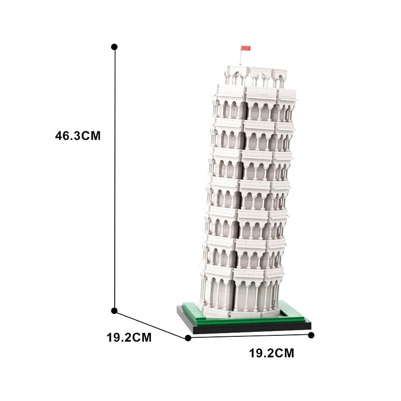 Leaning Tower of Pisa MOC Historic Architecture Building Kit - 7