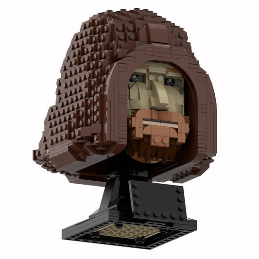 Legendary Sci-Fi Knight Head Bust Building Kit | LEGO-Compatible MOC - 1