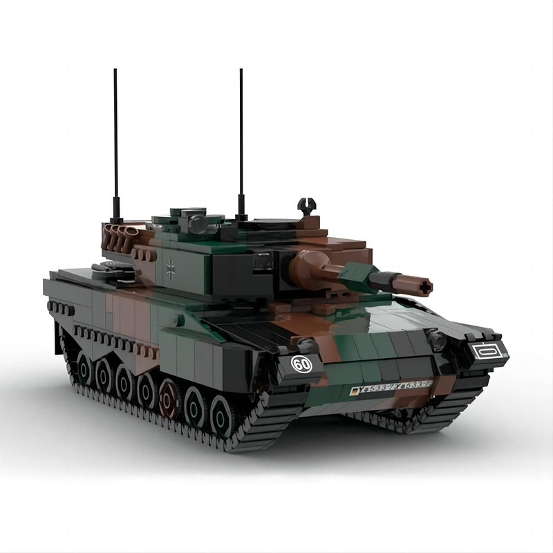 Leopard 2A4 MOC Main Battle Tank Building Kit | Modern Armored Model 1:35 - 7
