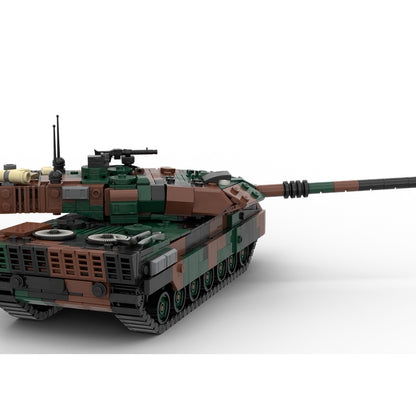Leopard 2A6 Main Battle Tank 1:35 Scale MOC Building Kit - 3