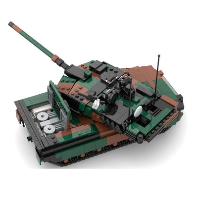 Leopard 2A7V MBT MOC Building Kit | Modern Tank Vehicle Model - 4