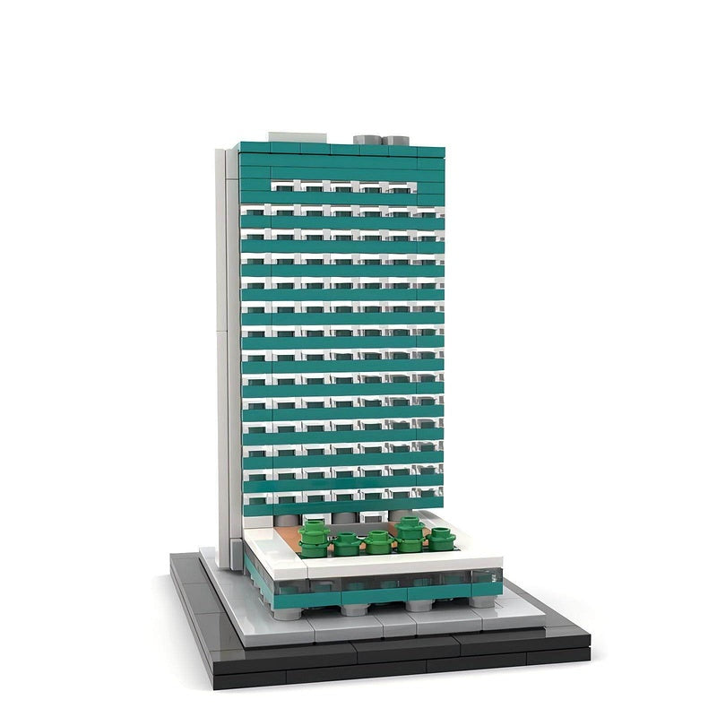 Lever House New York Skyscraper Building Kit | LEGO-Compatible MOC - 2