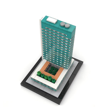 Lever House New York Skyscraper Building Kit | LEGO-Compatible MOC - 3