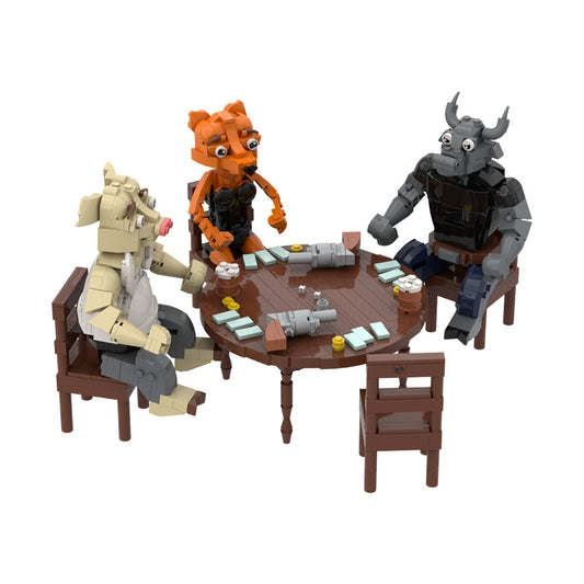 liar's bar building set - gobricks a1731 | 763 pcs - 2