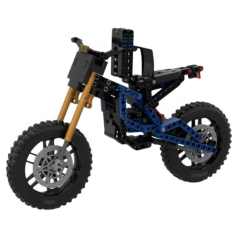 Light Electric Enduro Dirt Bike MOC Building Kit - 2