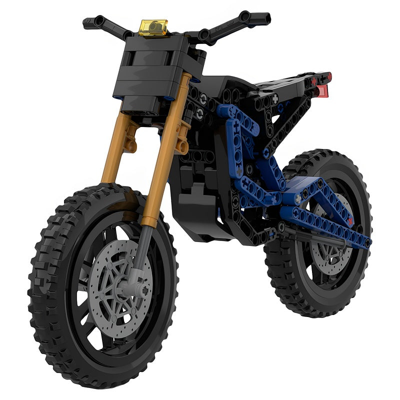 Light Electric Enduro Dirt Bike MOC Building Kit - 4