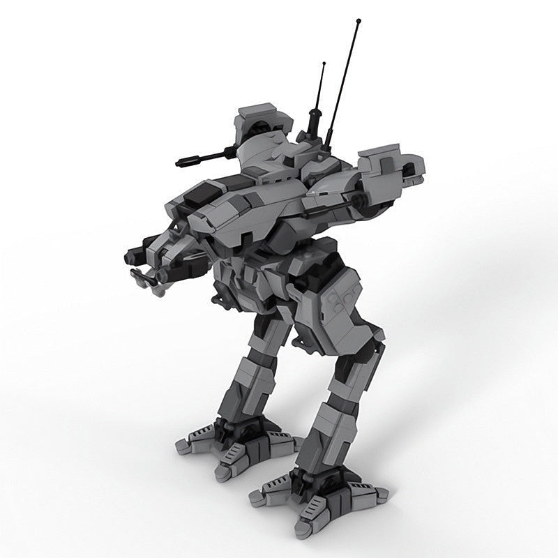 Light Recon BattleMech LCT-3V MOC Building Kit | Sci-Fi Robot Model - 3
