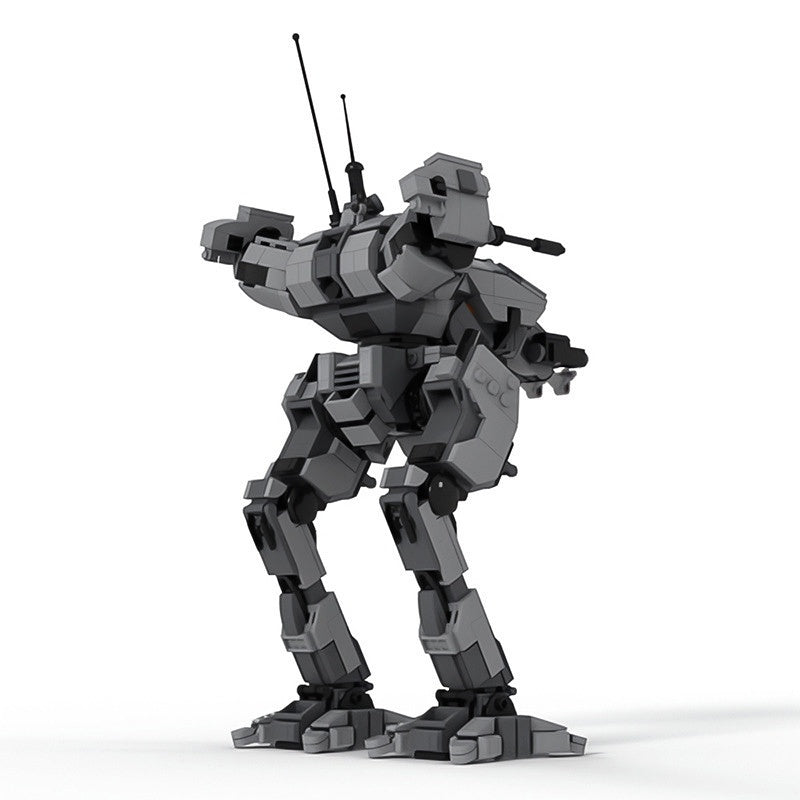 Light Recon BattleMech LCT-3V Sci-Fi Mecha Building Kit | LEGO-Compatible MOC - 1