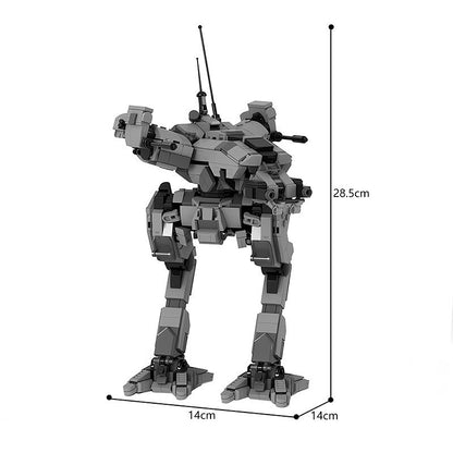 Light Recon BattleMech LCT-3V Sci-Fi Mecha Building Kit | LEGO-Compatible MOC - 2