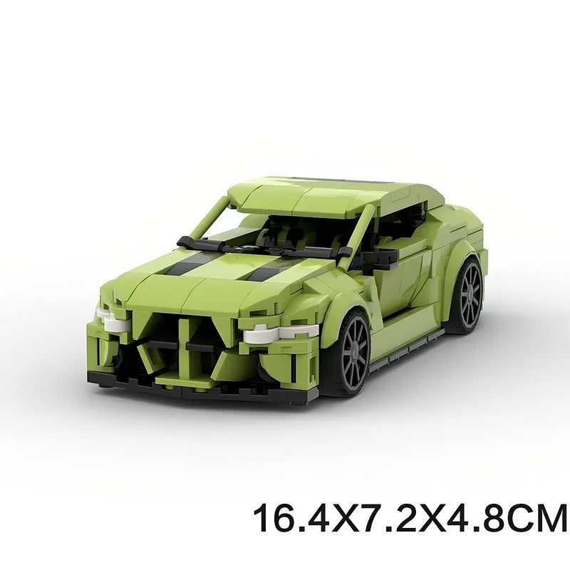 Lime Green G82 Performance Coupe MOC Building Kit - 3