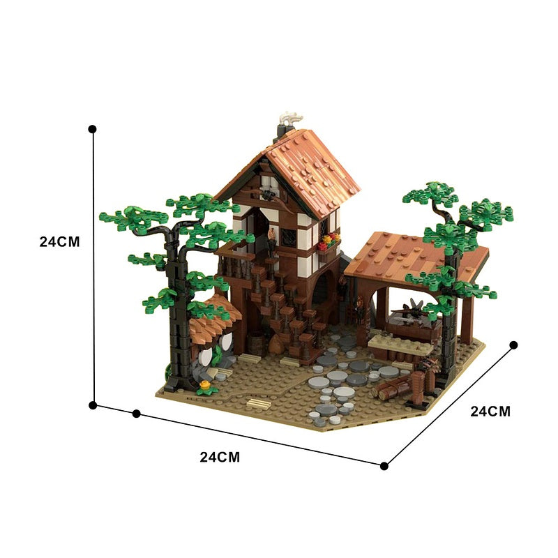 Lion Kingdom Knights Archery Range Building Kit | Compatible MOC - 4