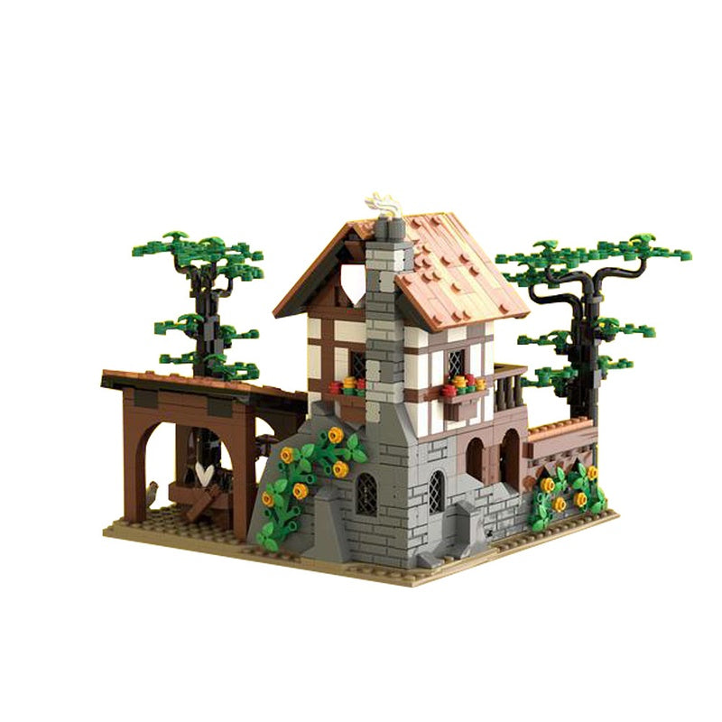 Lion Kingdom Knights Archery Range Building Kit | Compatible MOC - 3