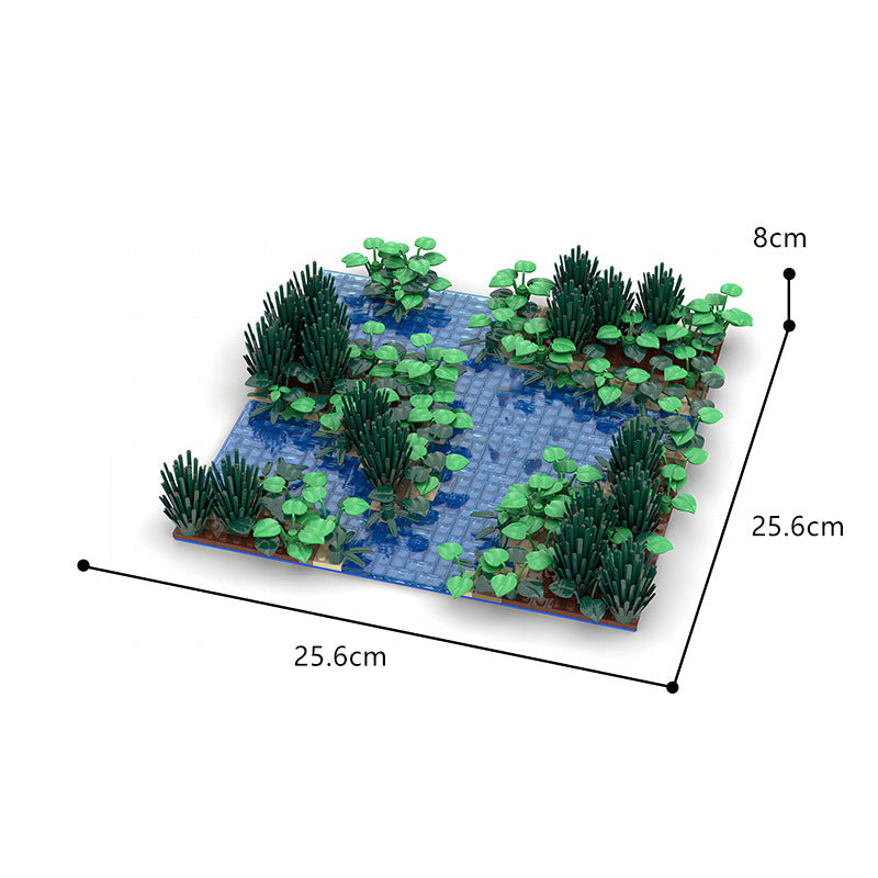 Little Water Landscape Building Kit | LEGO-Compatible MOC - 3