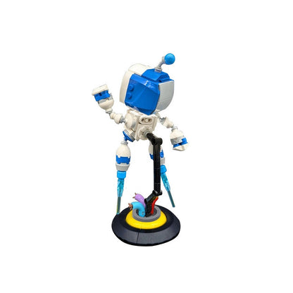 Little White Robot Hero MOC Building Kit | Cute Mecha Figure Model - 3