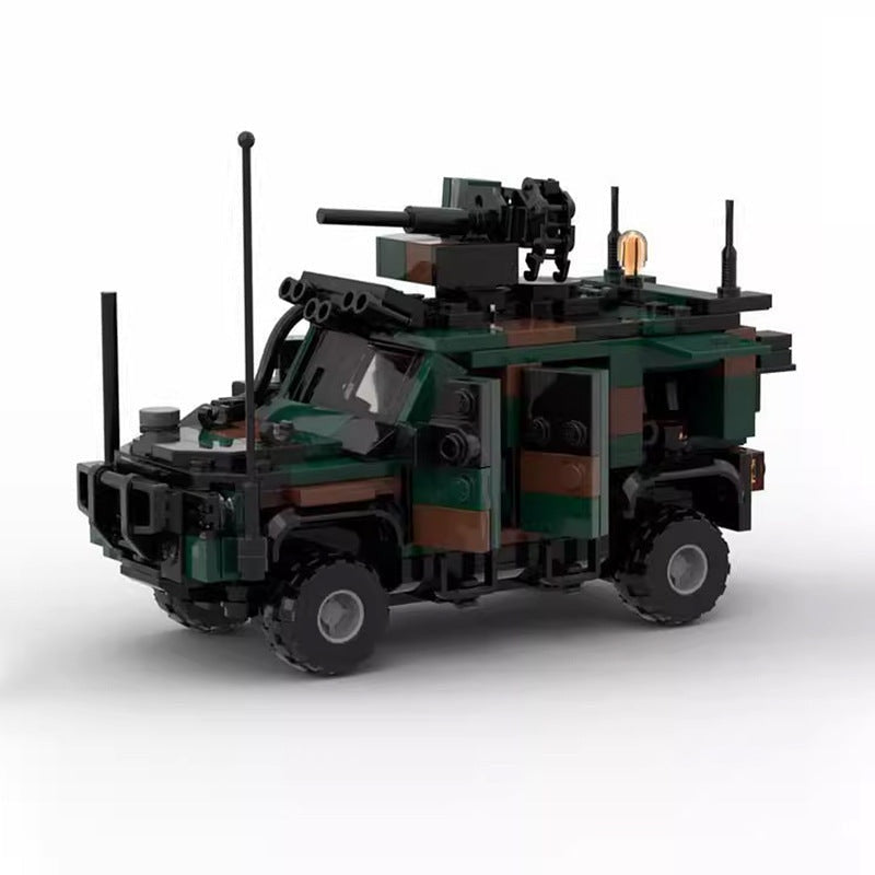 LMV 4x4 Tactical Lynx MOC Building Kit - Custom Military Construction Set - 2