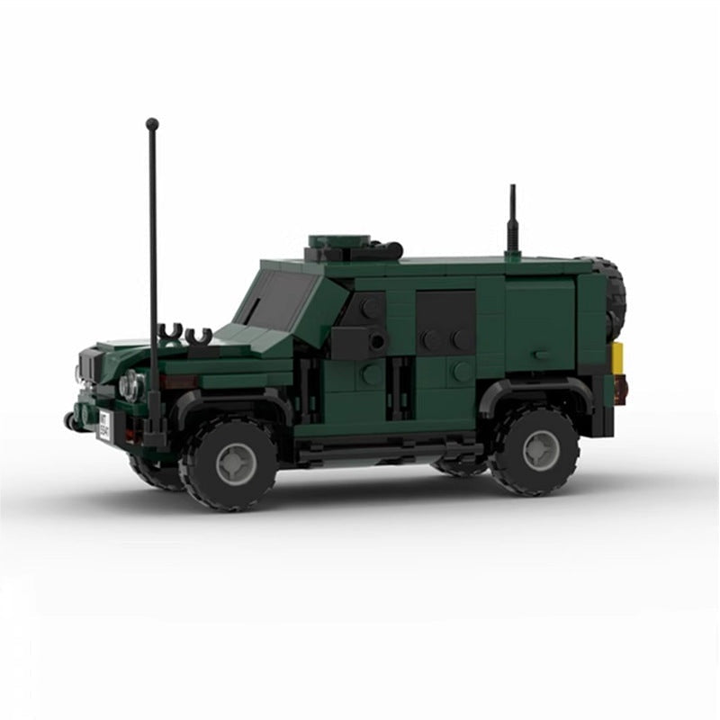 LMV 4x4 Tactical Vehicle MOC Building Kit - Custom Military Construction Set - 2