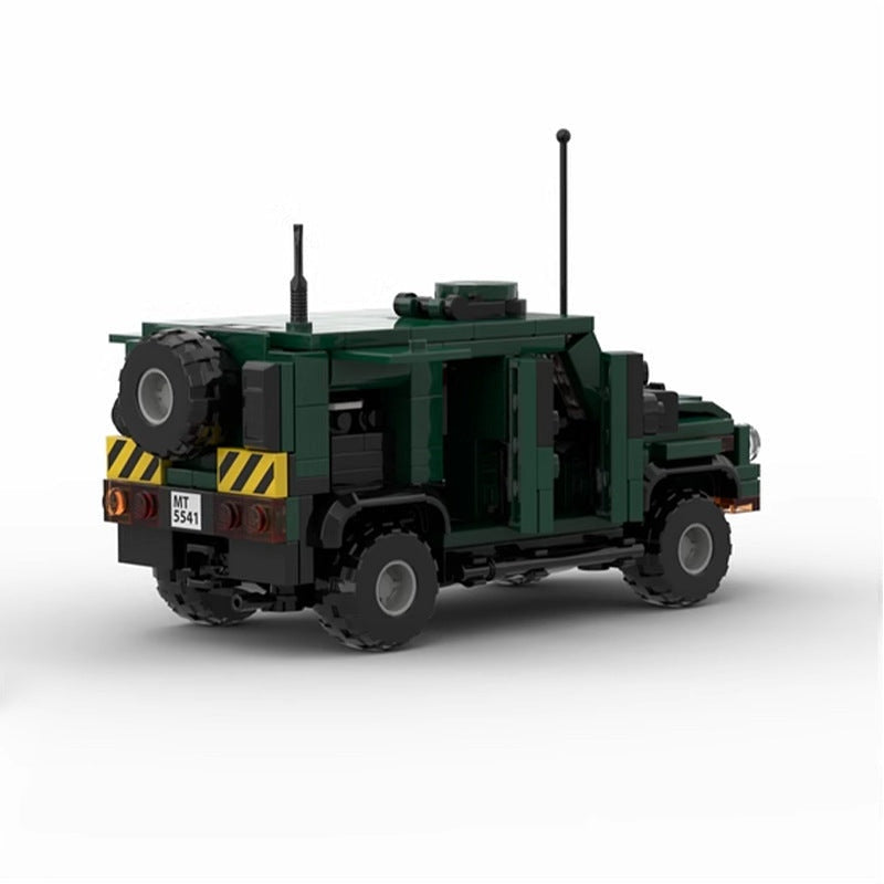 LMV 4x4 Tactical Vehicle MOC Building Kit - Custom Military Construction Set - 3