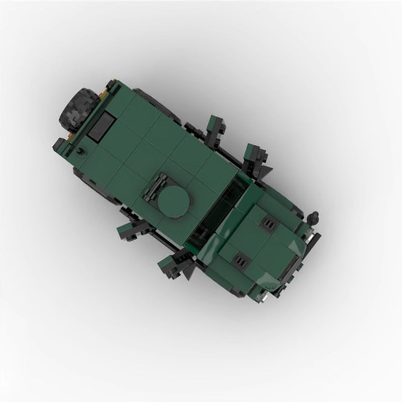 LMV 4x4 Tactical Vehicle MOC Building Kit - Custom Military Construction Set - 4