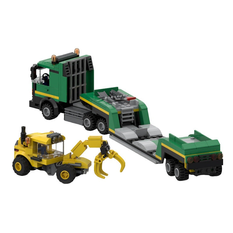 Log Handler Transport MOC Building Kit | Forestry Utility Vehicle - 2