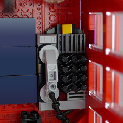 London Red Telephone Box MOC Architecture Building Kit - 2