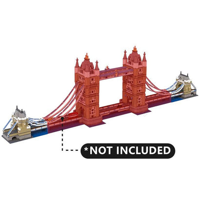 London Tower Bridge Extension Building Kit | LEGO-Compatible MOC - 1