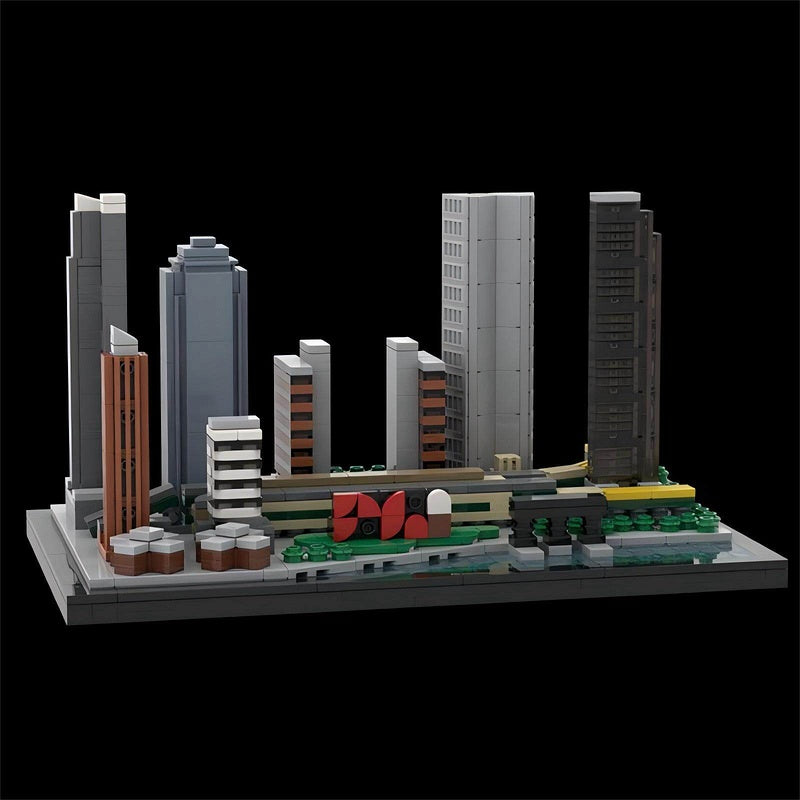 Long Island City Skyline Building Kit | Compatible MOC - 3