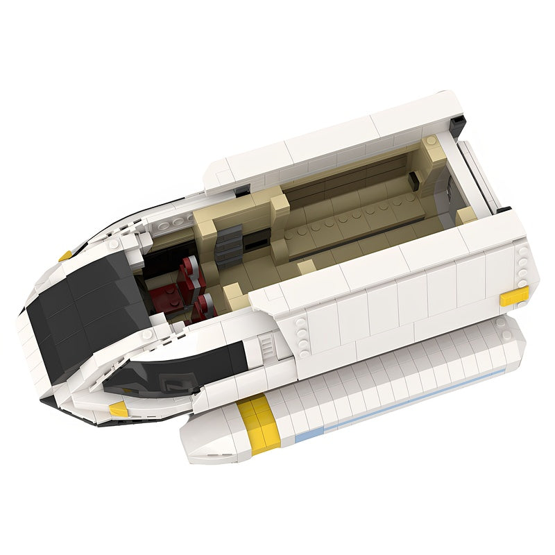 Long-Range Sci-Fi Shuttlecraft MOC Building Kit - 2