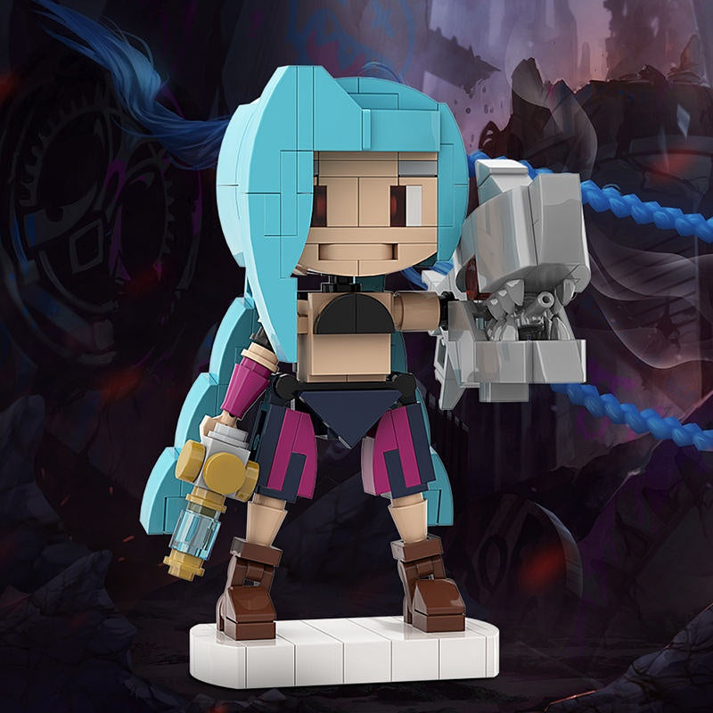 Loose Cannon Girl Cube Character MOC Building Kit | Figure Model - 2
