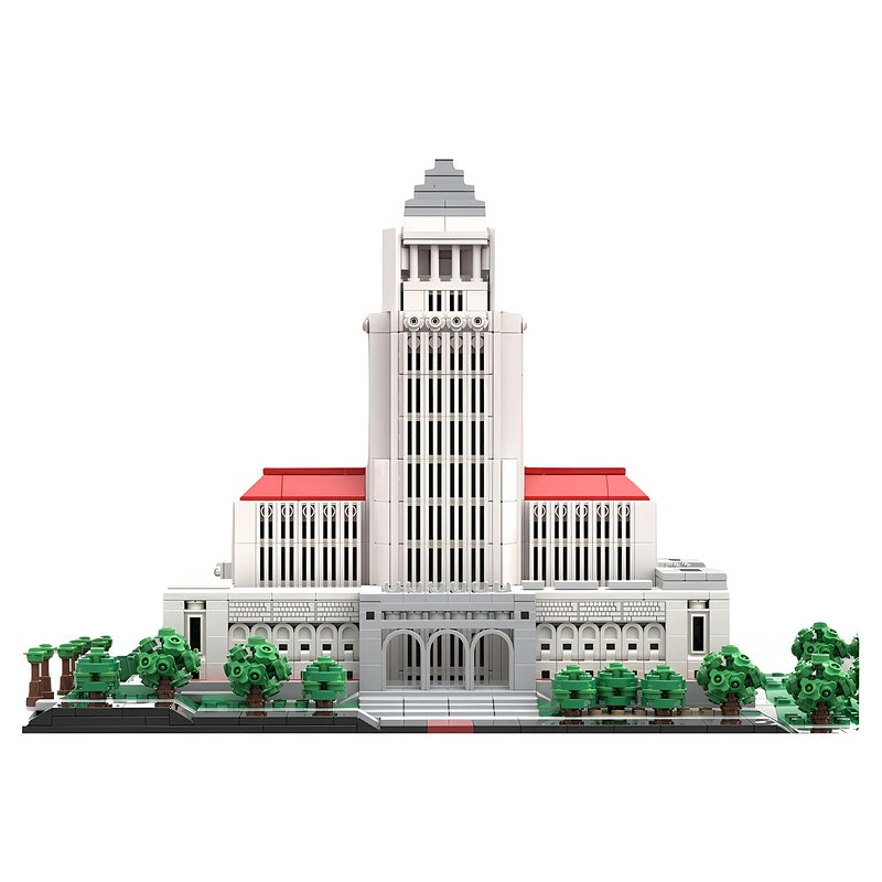 Los Angeles City Hall 1:650 Scale MOC Building Kit - 4